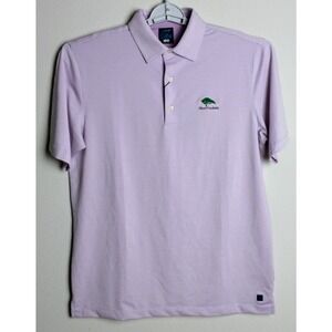 Greg Norman ML75 2 Below Solar XP Play Dry Golf Polo. Men's Medium. Purple/White